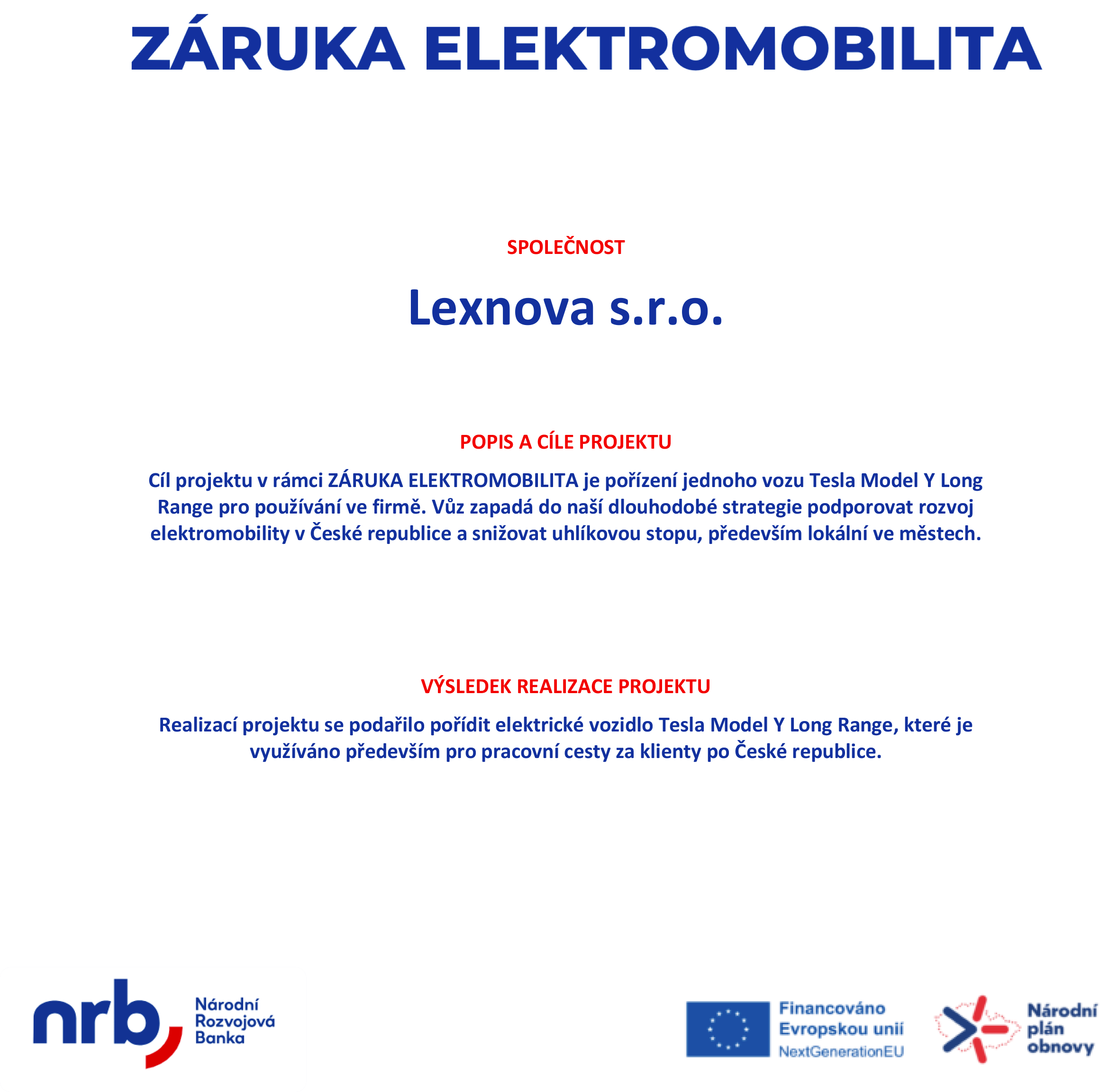 Záruka elektromobilita