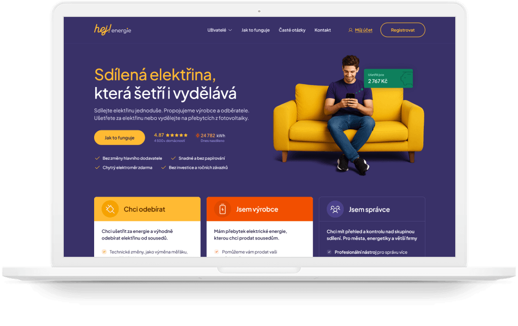 Hej! energie - sdílená elektřina